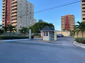 Beach-side condos at Turtle Beach Towers